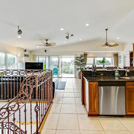 Oasis By The Sea Beach Front Community - Luxurious Pool Spa Home With Waterfall - Sleeps 10 - Come